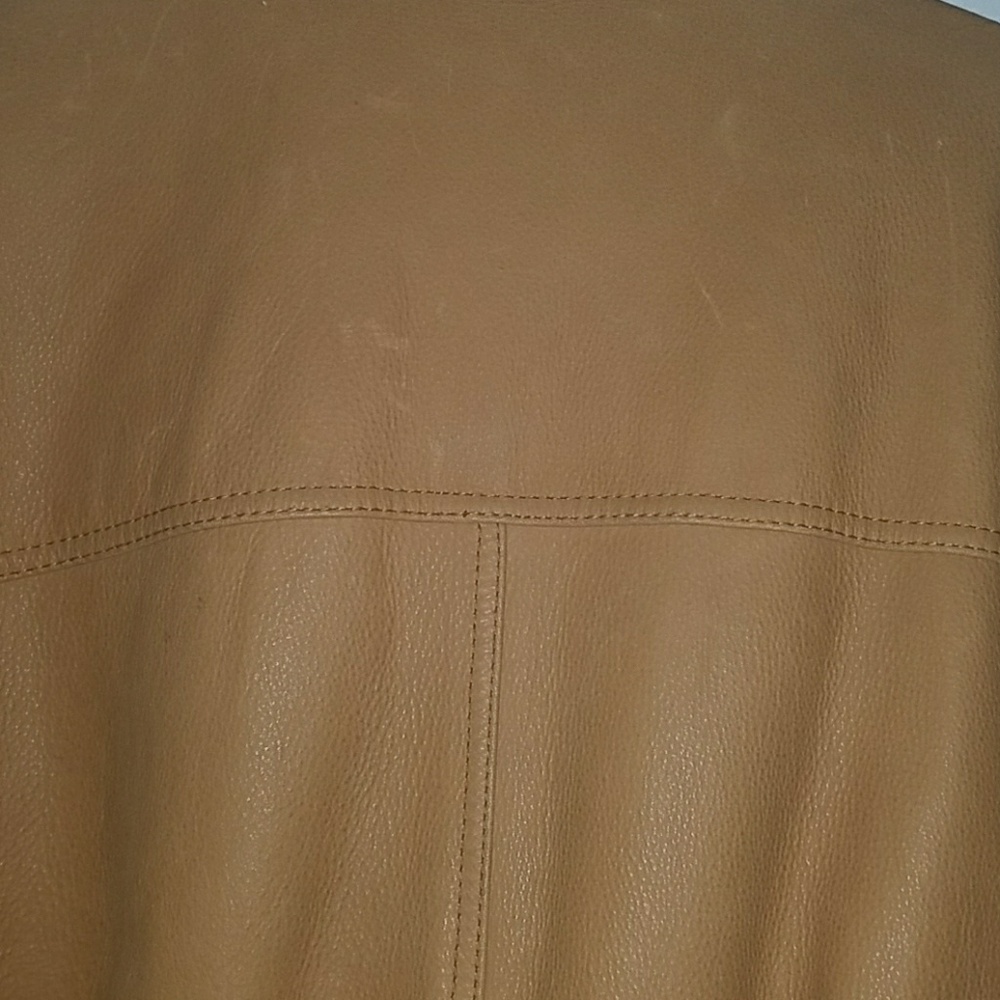 Timberland camel colored leather jacket- XXL - Picture 6 of 6